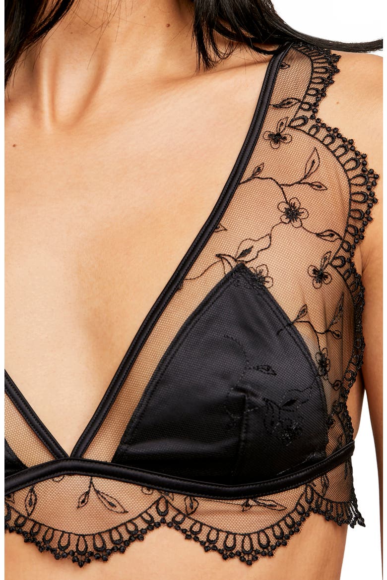 Intimately FP When in Rome Bralette, Alternate, color, BLACK