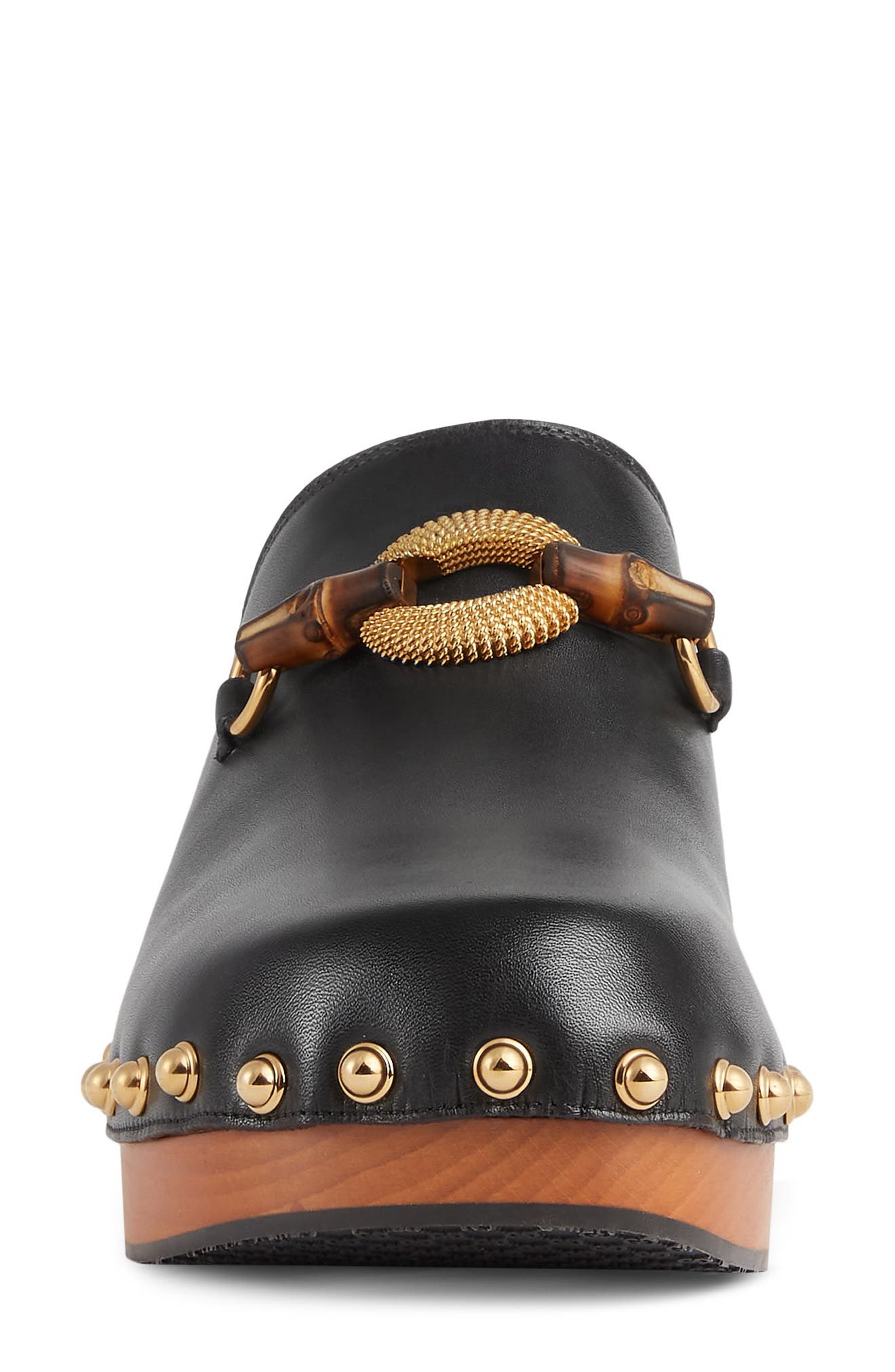 Gucci Bamboo Horsebit Clog, Alternate, color, 