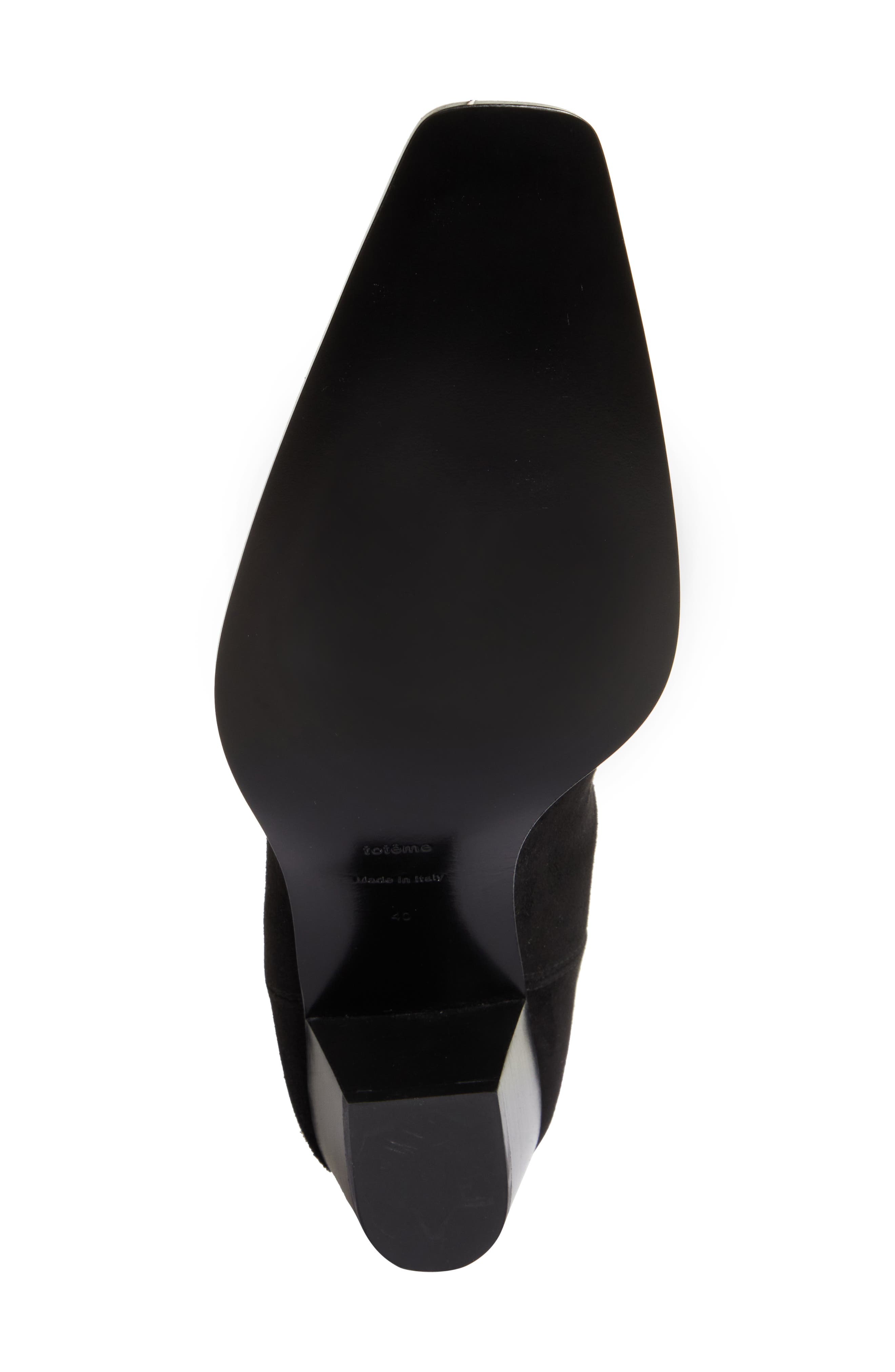 TOTEME The City Block Heel Chelsea Boot, Alternate, color, 