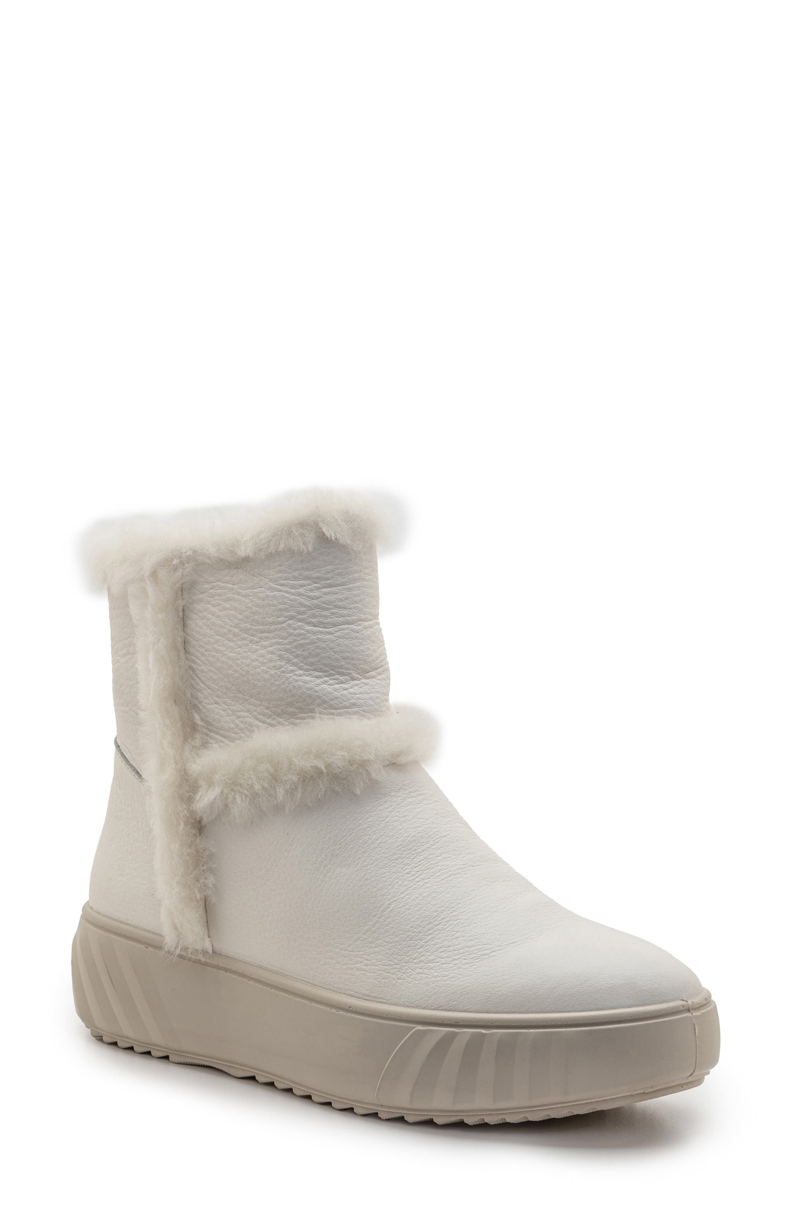 ara Marquette Genuine Shearling Trim Boot, Main, color, 