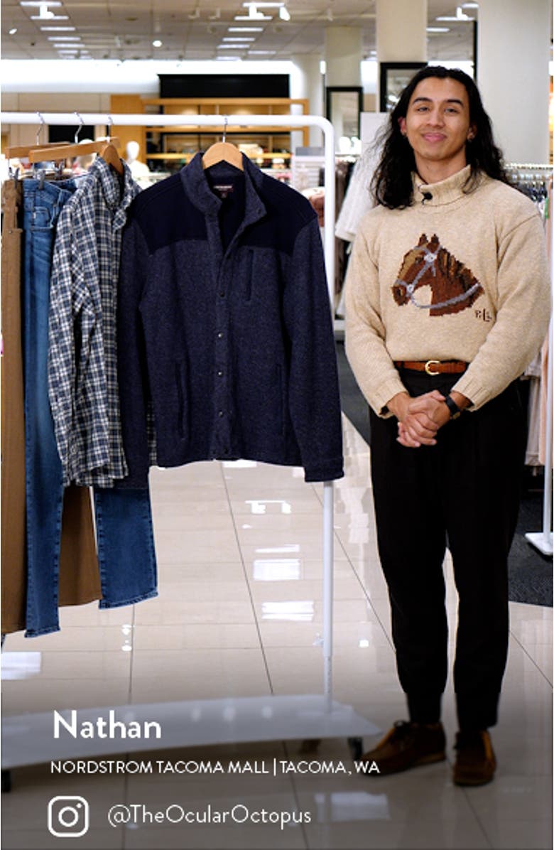 Brushed Snap Jacket, sales video thumbnail