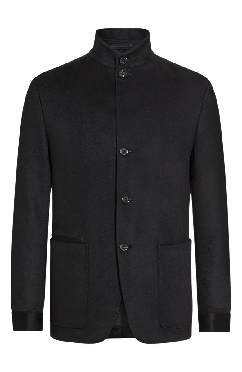 ZEGNA Oasi Cashmere II Conte Jacket, Alternate, color, Black