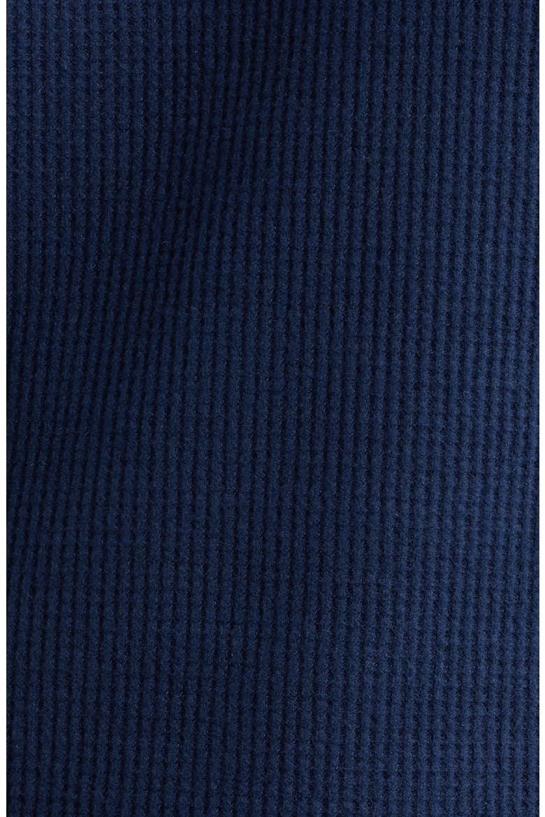 Contrast Stitch Waffle Knit Sweatshirt, Alternate, color, MIDNIGHT