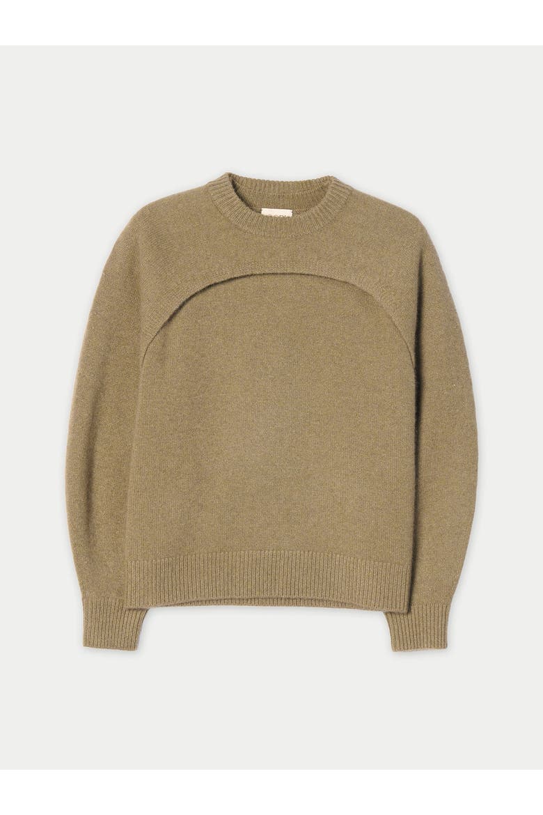 Cashmere Crewneck Twin Set, Main, color, aloe