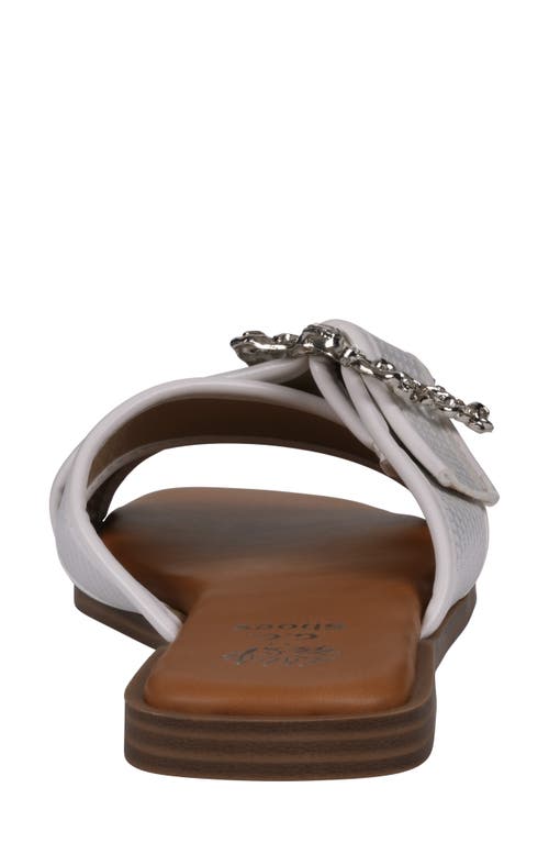 Gc Shoes Ivy Slide Sandal In White