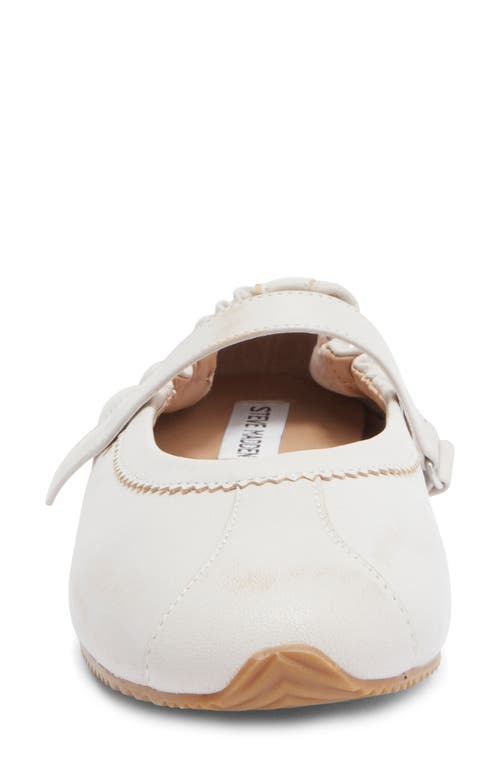 Steve Madden Anaya Mary Jane Flat In White