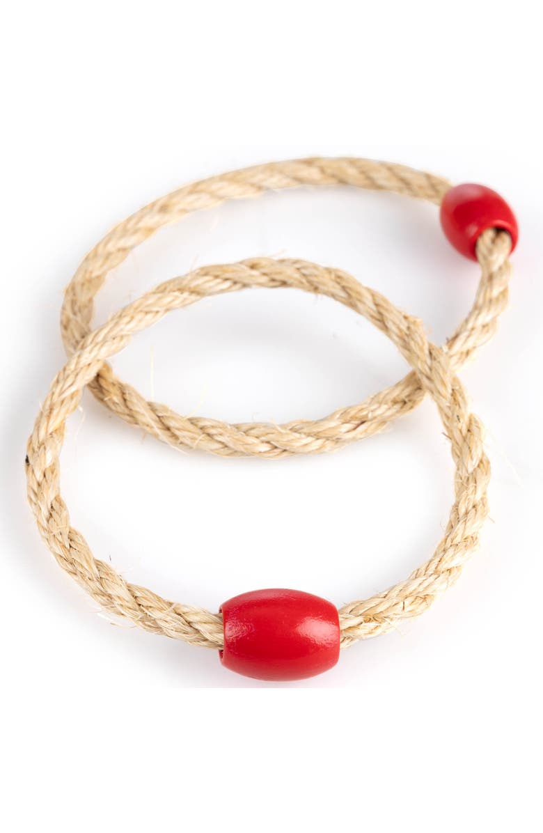 Grasshopper Games Ring Toss Classic Wood Game, Age 3+, Alternate, color, Multicolored