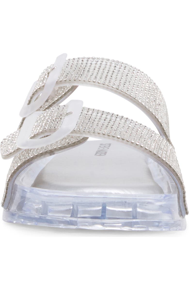 Steve Madden JLolli Glitter Rainbow Jelly Sandal, Alternate, color, Rhinestone