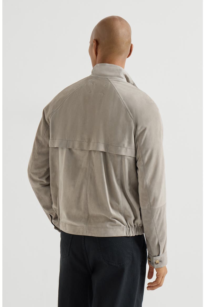 Suede jacket, Alternate, color, Khaki