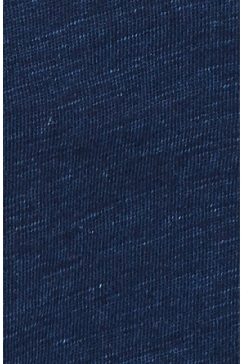 French Terry Indigo Hoodie, Alternate, color, DARK STONE INDIGO