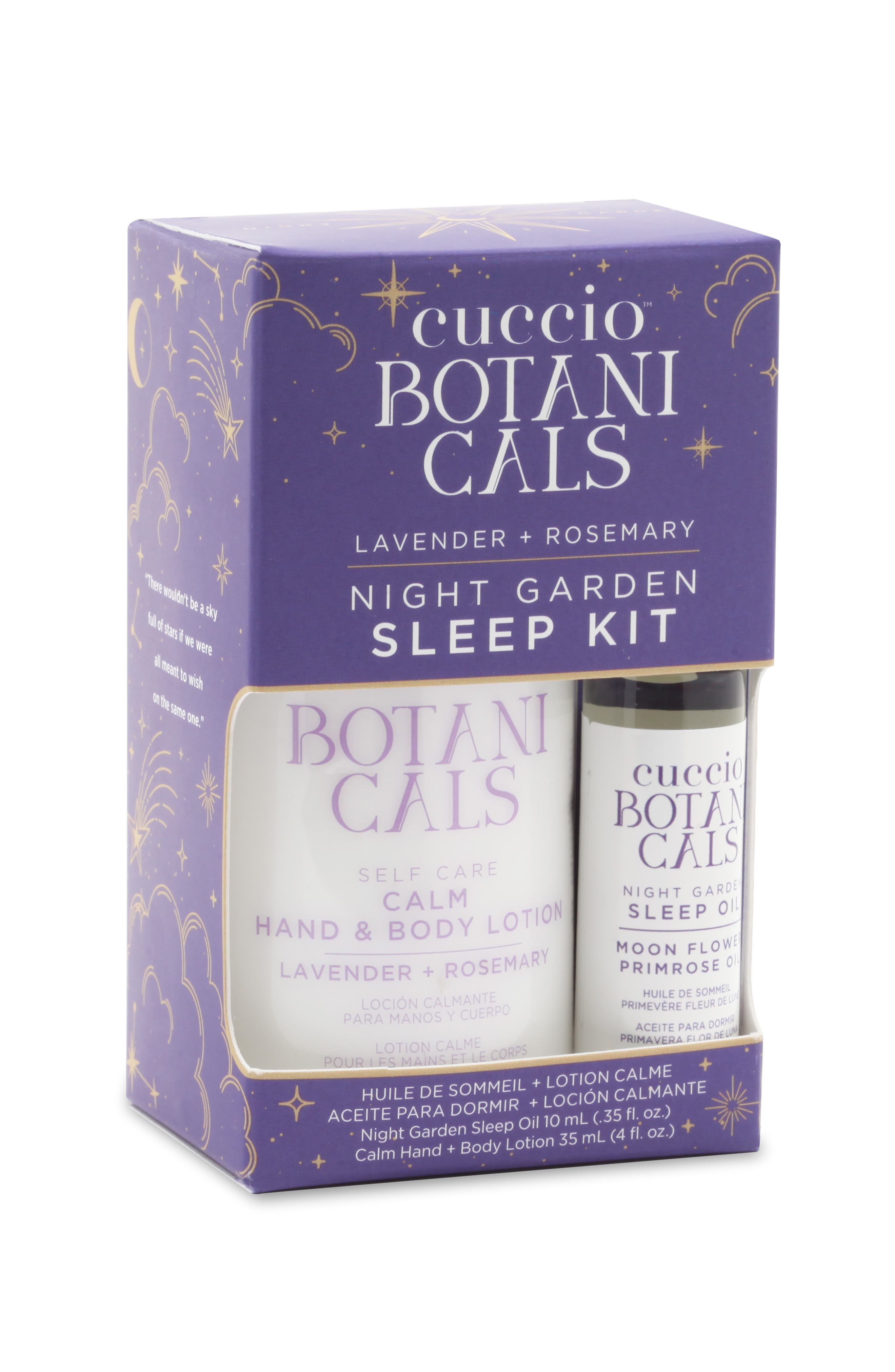 Cuccio Botanicals Night Garden Sleep Kit in N/a 