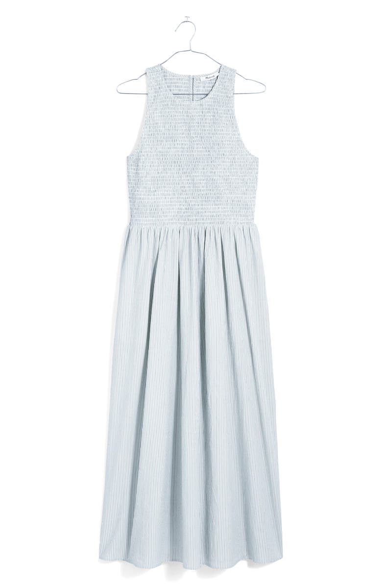 Madewell The Melody Smocked Midi Dress, Alternate, color, 