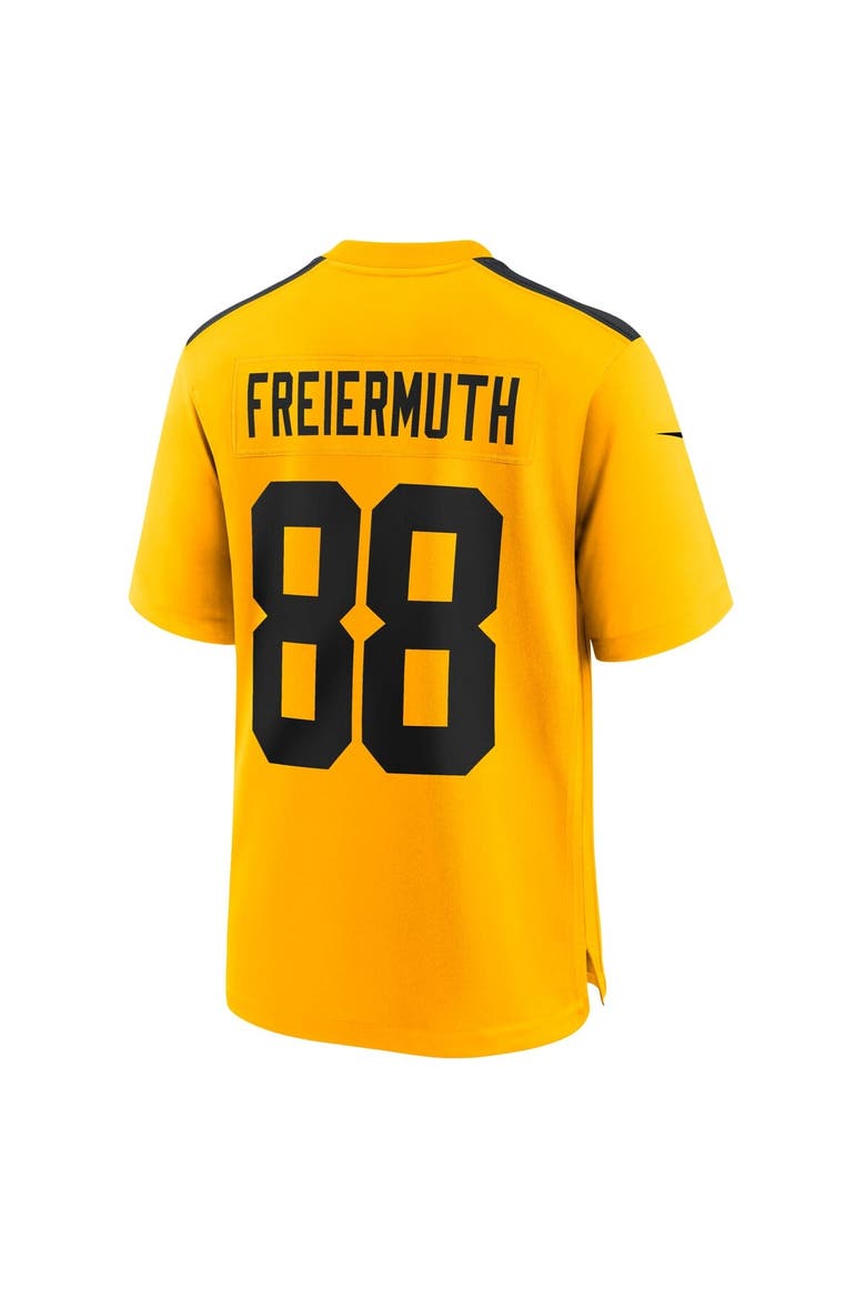 Men's Nike Pat Freiermuth Gold Pittsburgh Steelers Alternate 1933 Throwback Game Jersey, Alternate, color, Gold