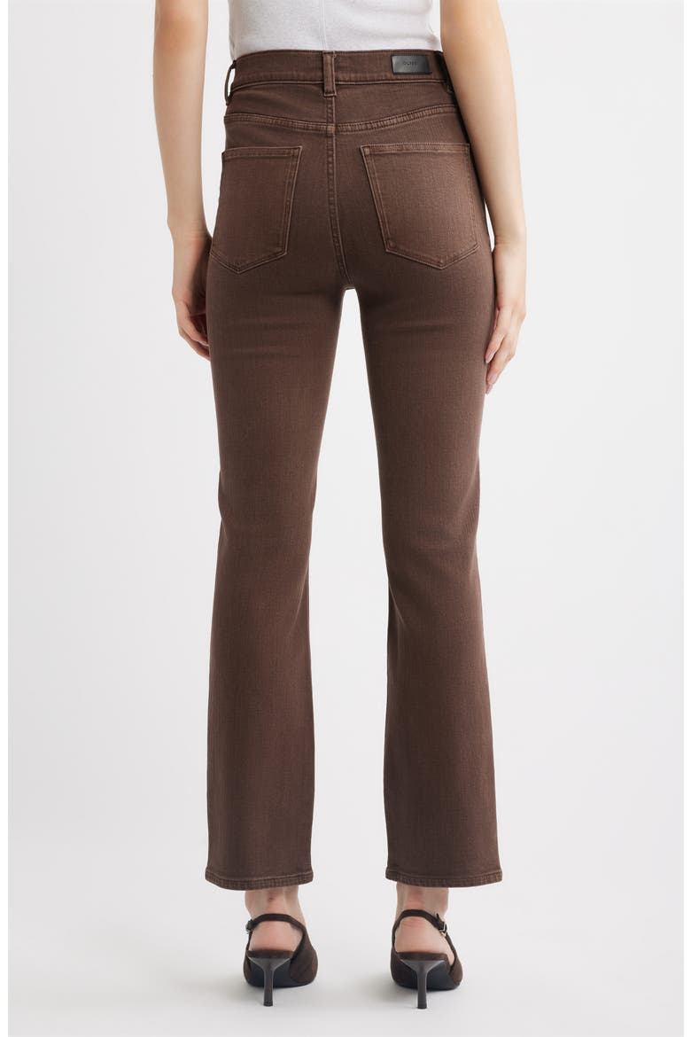 Halle High Waist Straight Leg Jeans, Alternate, color, BROWNSTONE