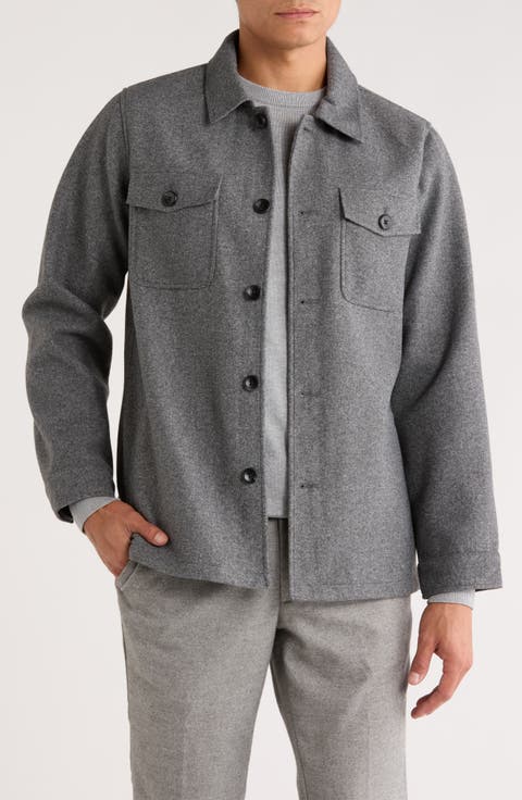 Melton Shirt Jacket