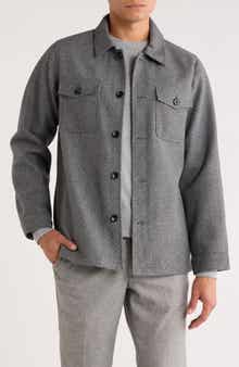 SOUL OF LONDON Melton Shirt Jacket