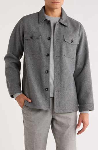 SOUL OF LONDON Melton Shirt Jacket