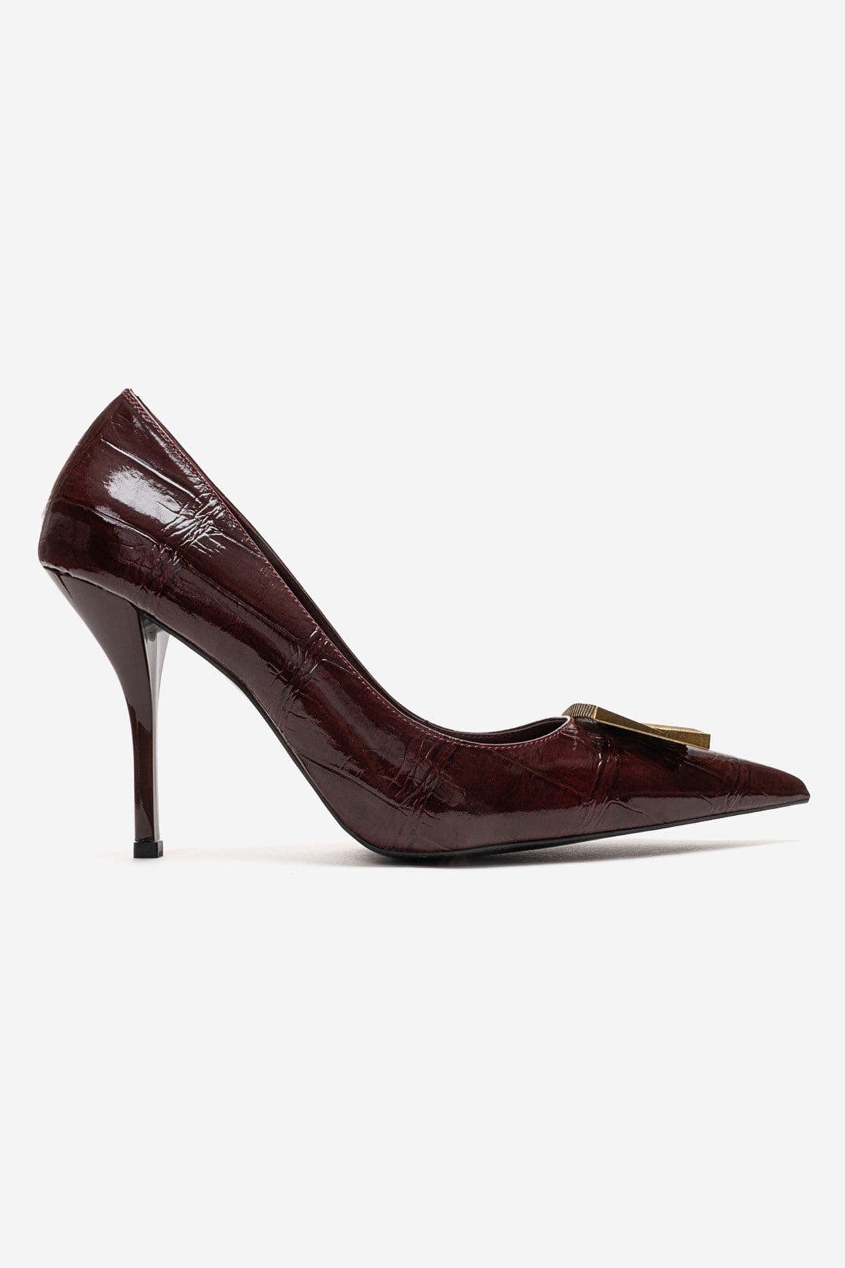 Dexen Stiletto Pump, Alternate, color, Burgundy Print