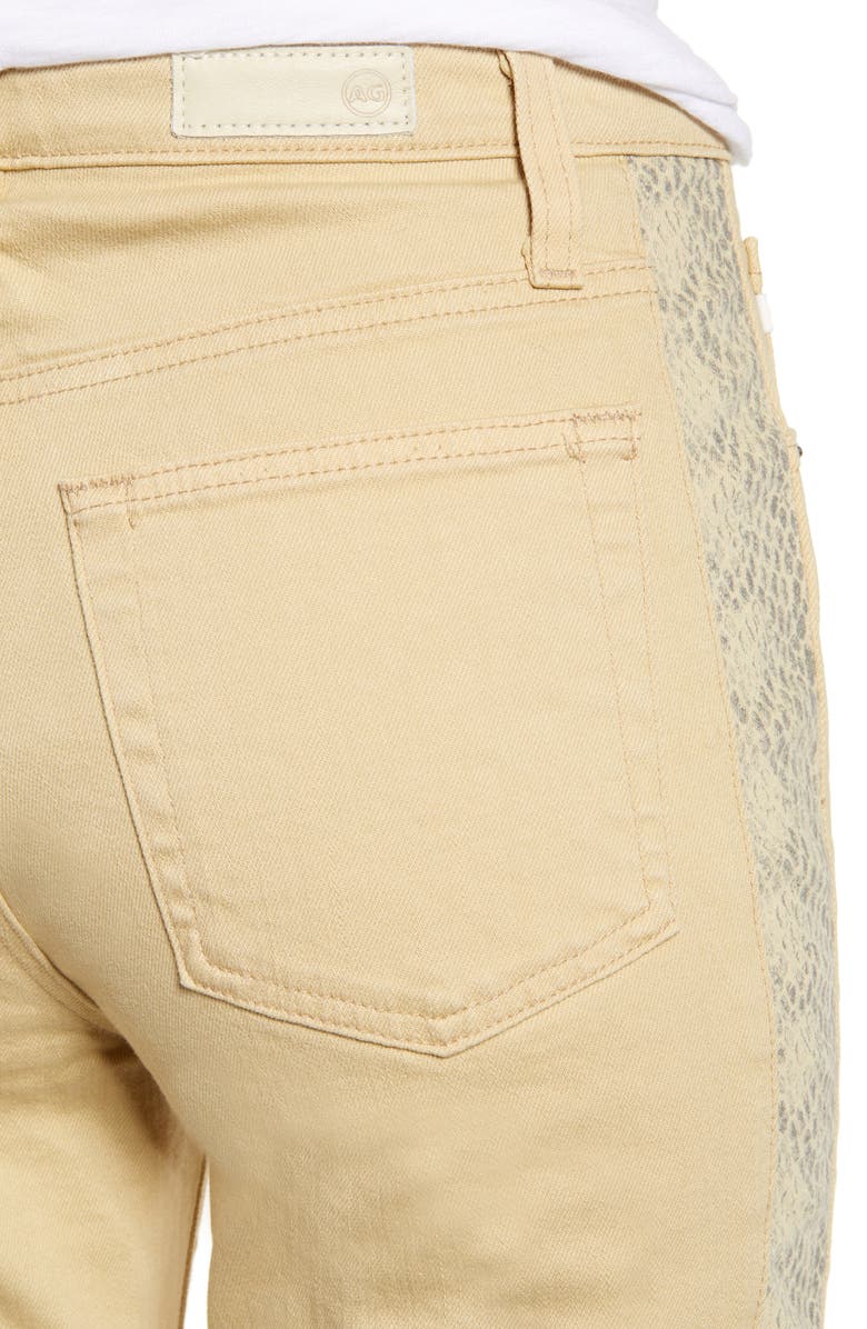 AG Isabelle Side Panel Ankle Skinny Jeans, Alternate, color, Fresh Sand