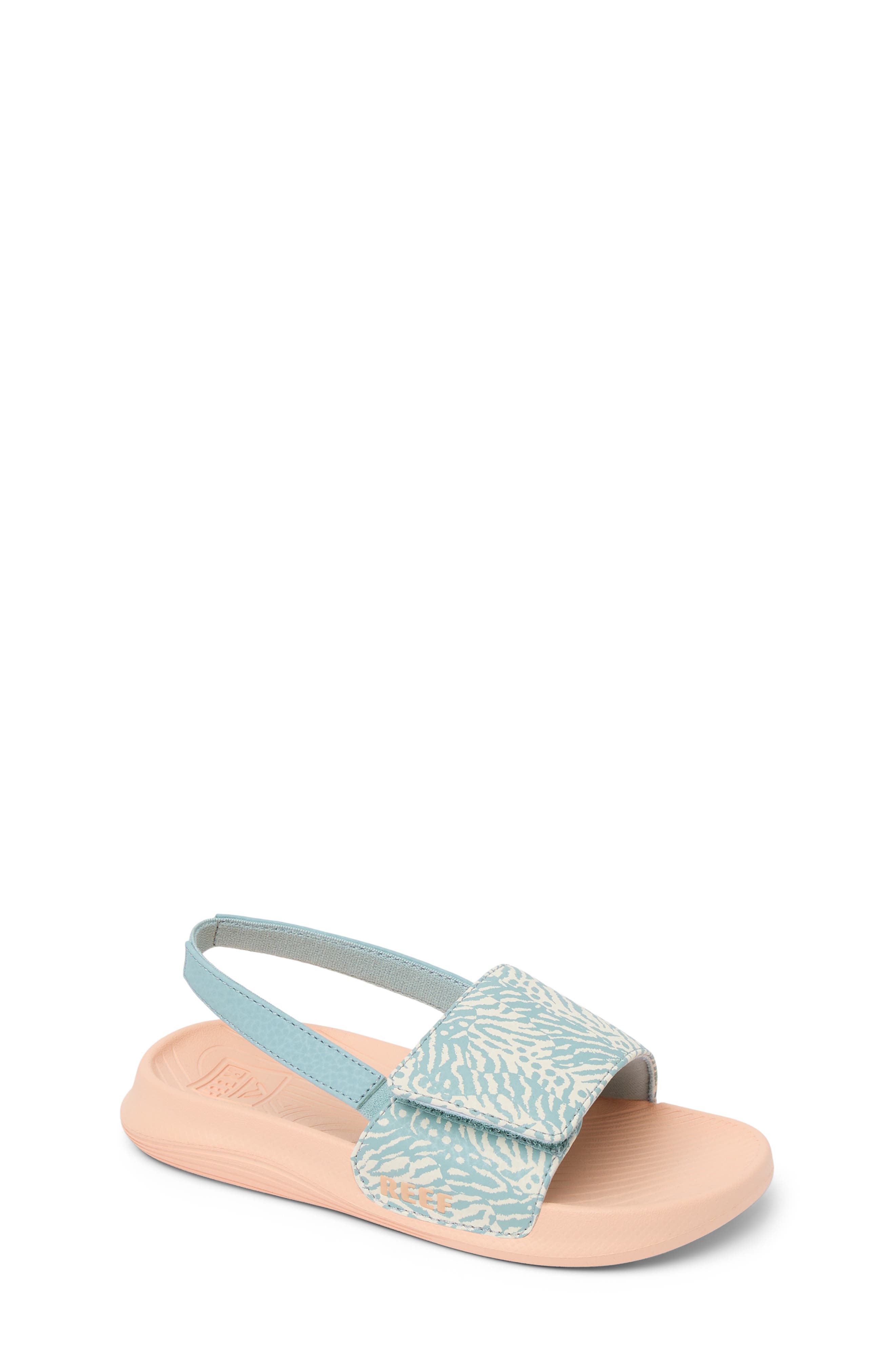 Reef Kids' Little Salty Slingback Sandal, Main, color, Blue Haze