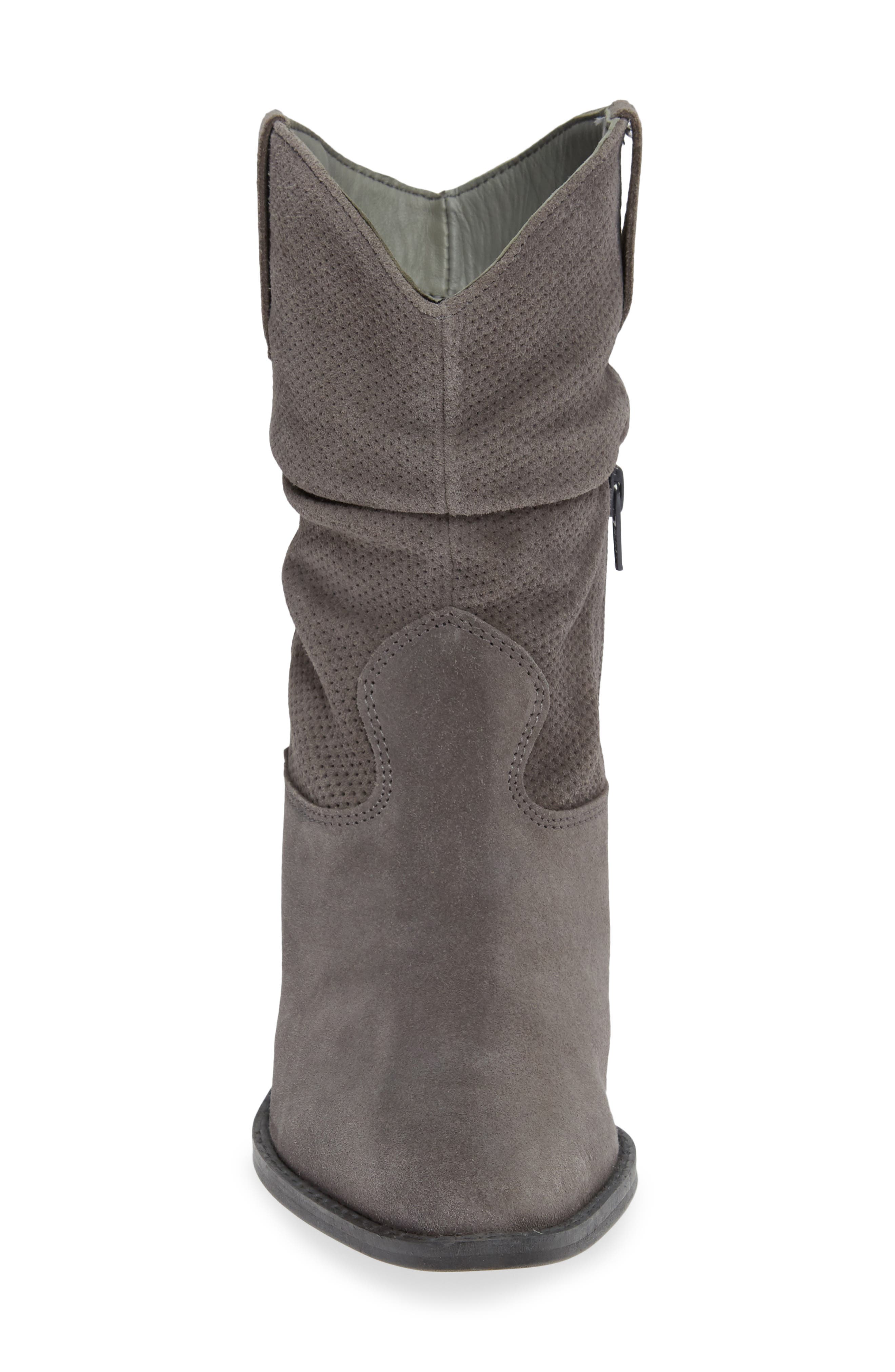 Zulu Western Boot, Alternate, color, LIGHT GREY SUEDE