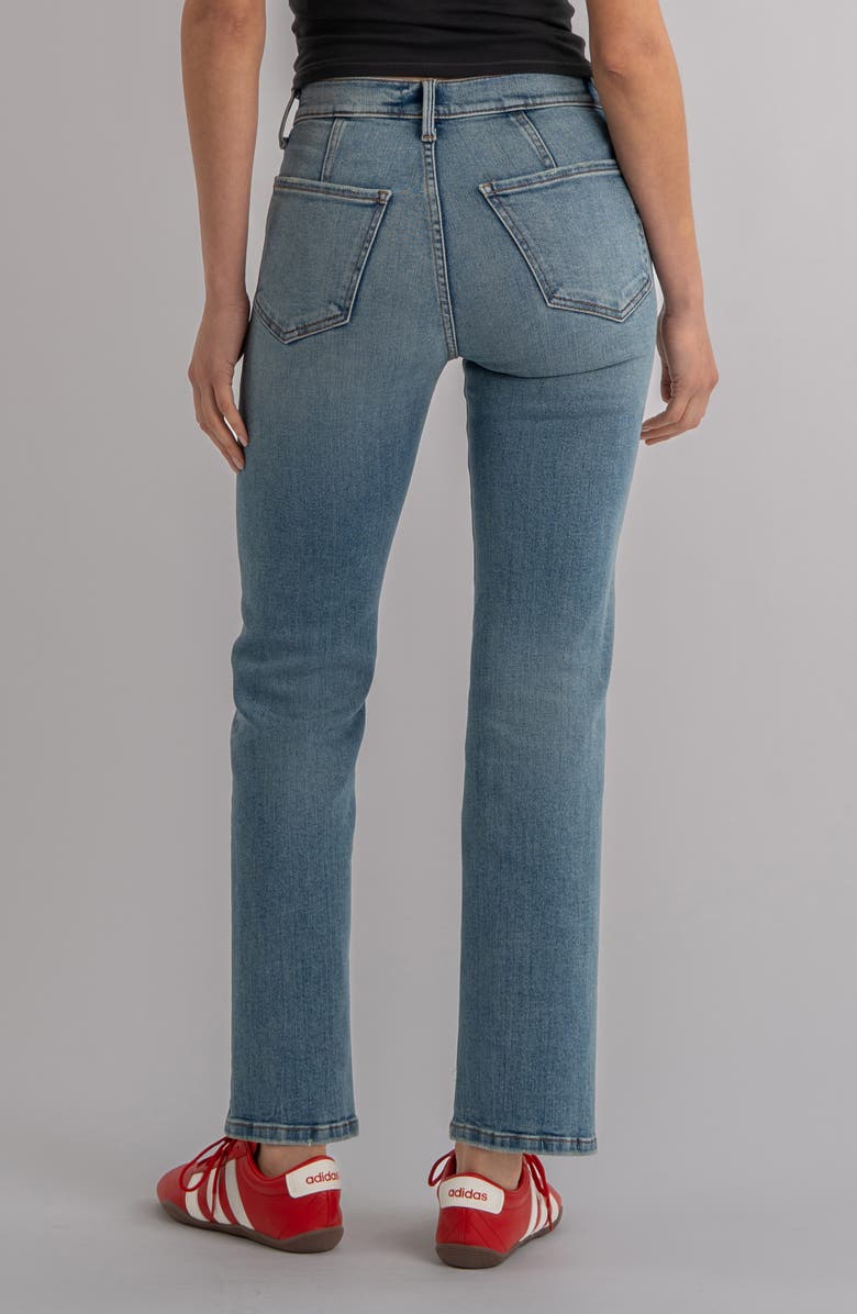 KUT from the Kloth Avery High Waist Ankle Straight Leg Jeans, Alternate, color, 