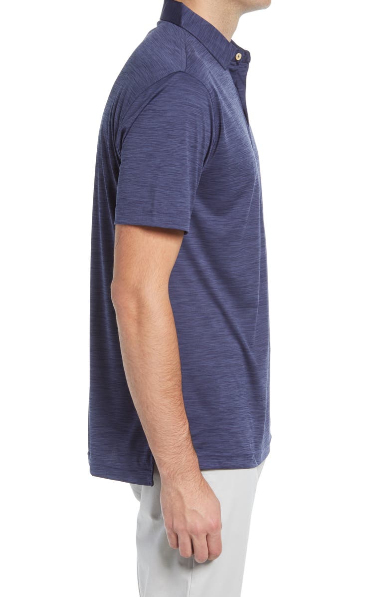 Peter Millar Featherweight Mélange Short Sleeve Polo, Alternate, color, 
