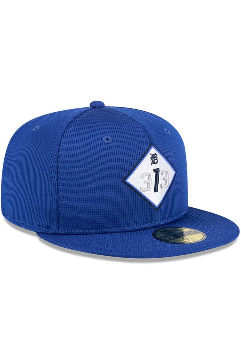 Men's New Era Blue Detroit Tigers City Connect Batting Practice 59FIFTY Fitted Hat, Alternate, color, Blue