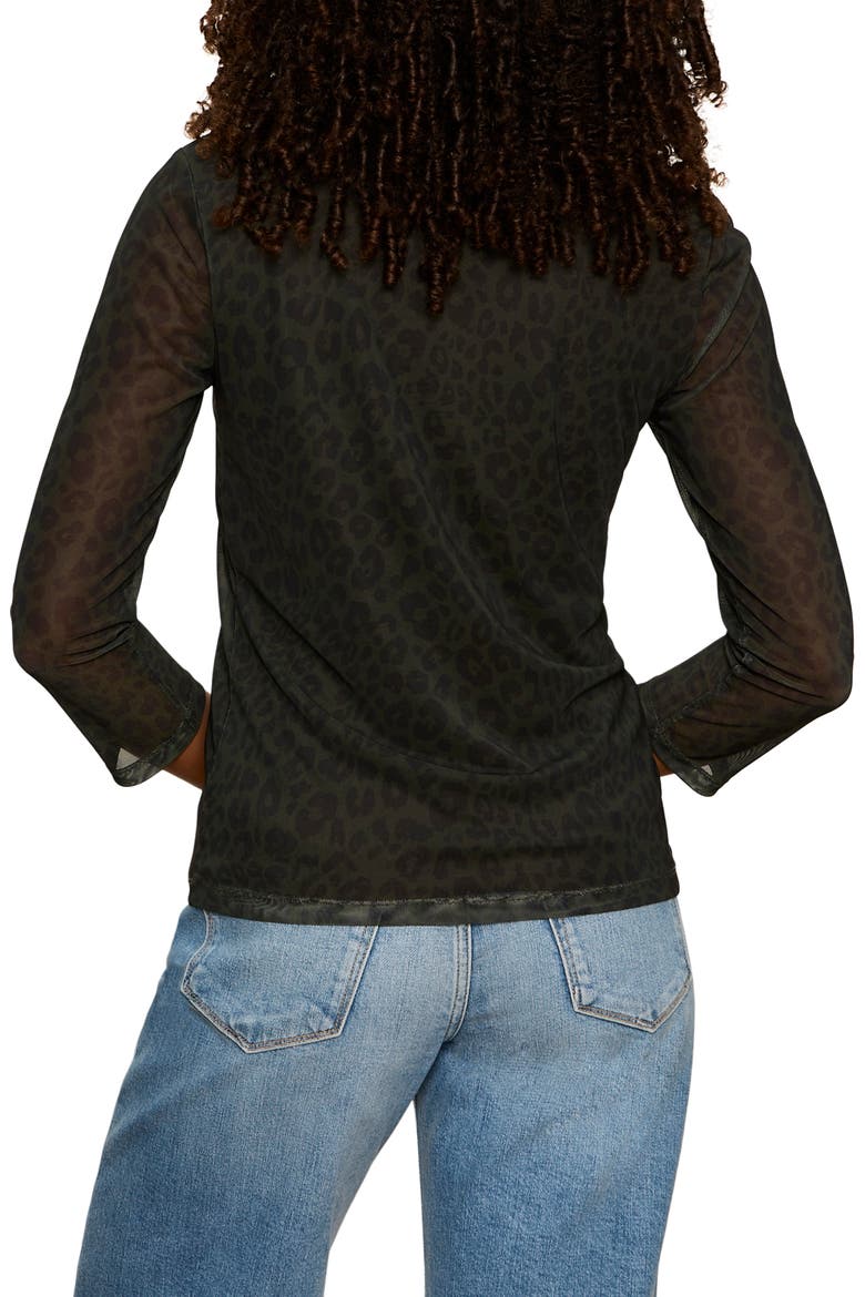 Print Mesh Top, Alternate, color, KALAMATA L
