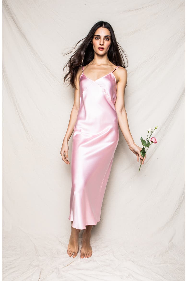 Silk Nightgown, Alternate, color, PINK