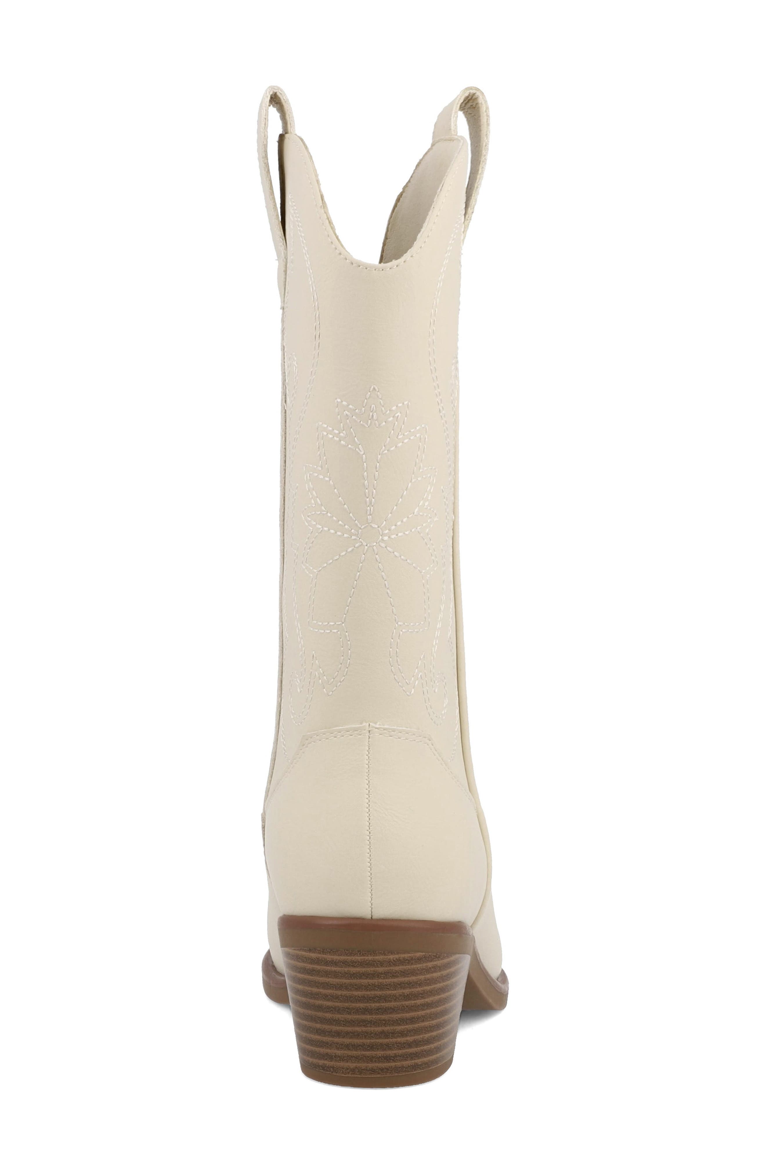 MIA Faylinn Western Boot, Alternate, color, Ivory