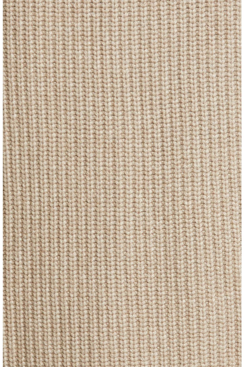 Rory Distressed Longline Cashmere Cardigan, Alternate, color, HUSK
