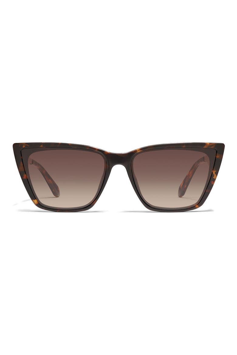 Call the Shots Remixed 43mm Gradient Cat Eye Sunglasses, Main, color, NEUTRAL TORTOISE / BROWN