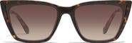 QUAY Call the Shots Remixed 43mm Gradient Cat Eye Sunglasses