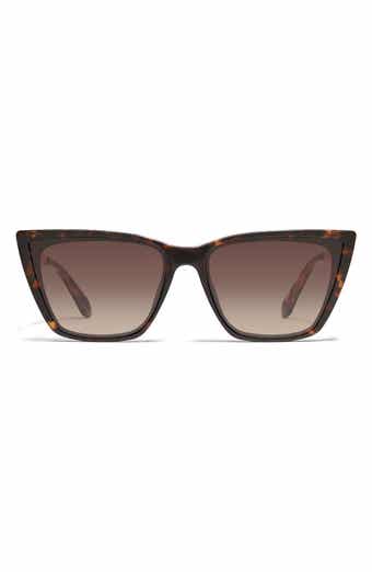 QUAY Level Up 51mm Gradient Polarized Square Sunglasses Nordstrom