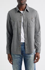 AG Wayne Twill Button-Up Work Shirt