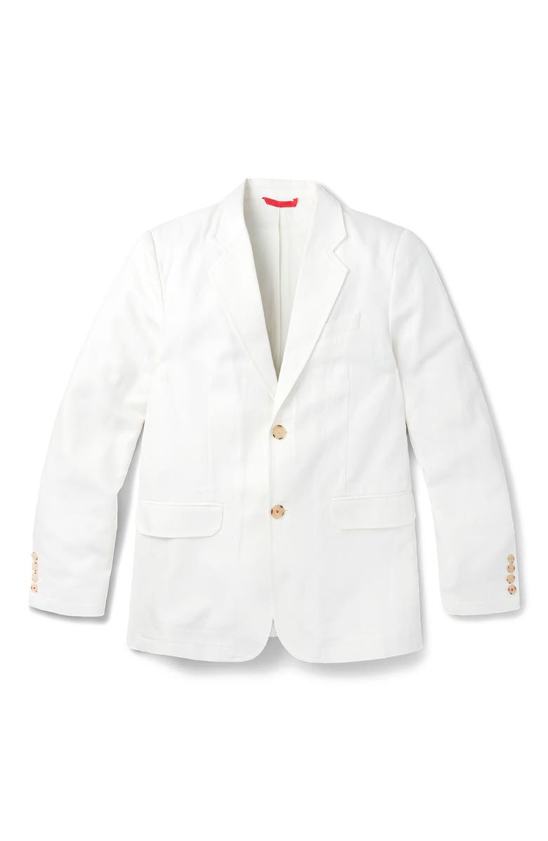 Aubin Axholme Tailored Linen Blend Blazer, Alternate, color, Vintage White