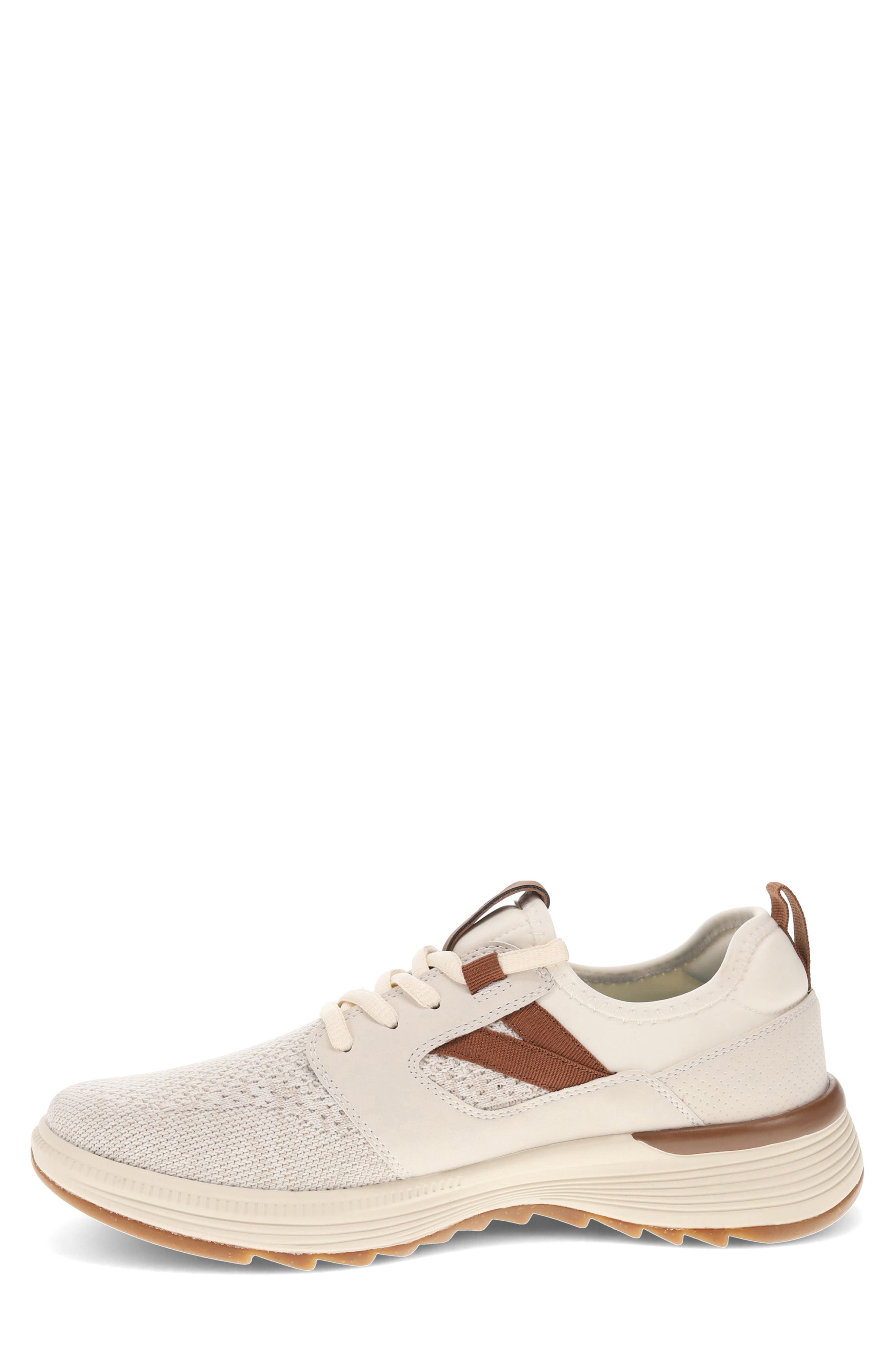 Adan Mesh Athletic Sneaker, Alternate, color, OFF WHITE/ TAN