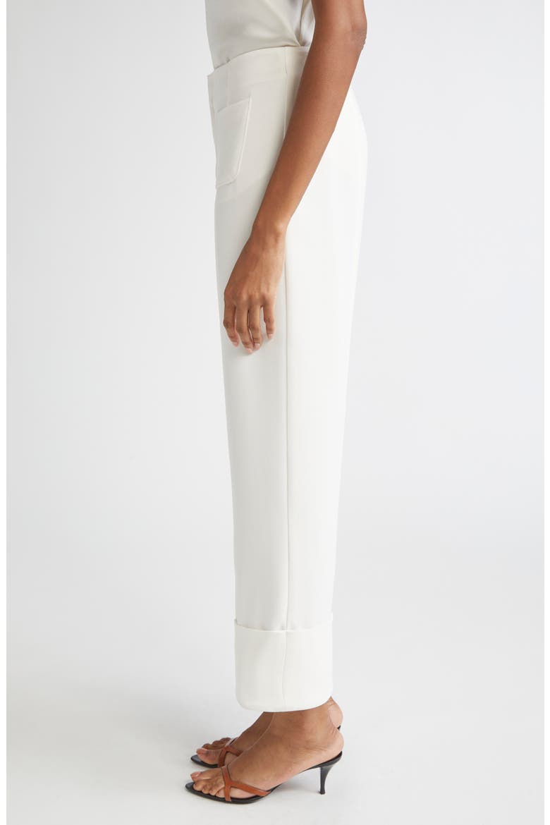 Pamela Cuff Straight Leg Pants, Alternate, color, IVORY