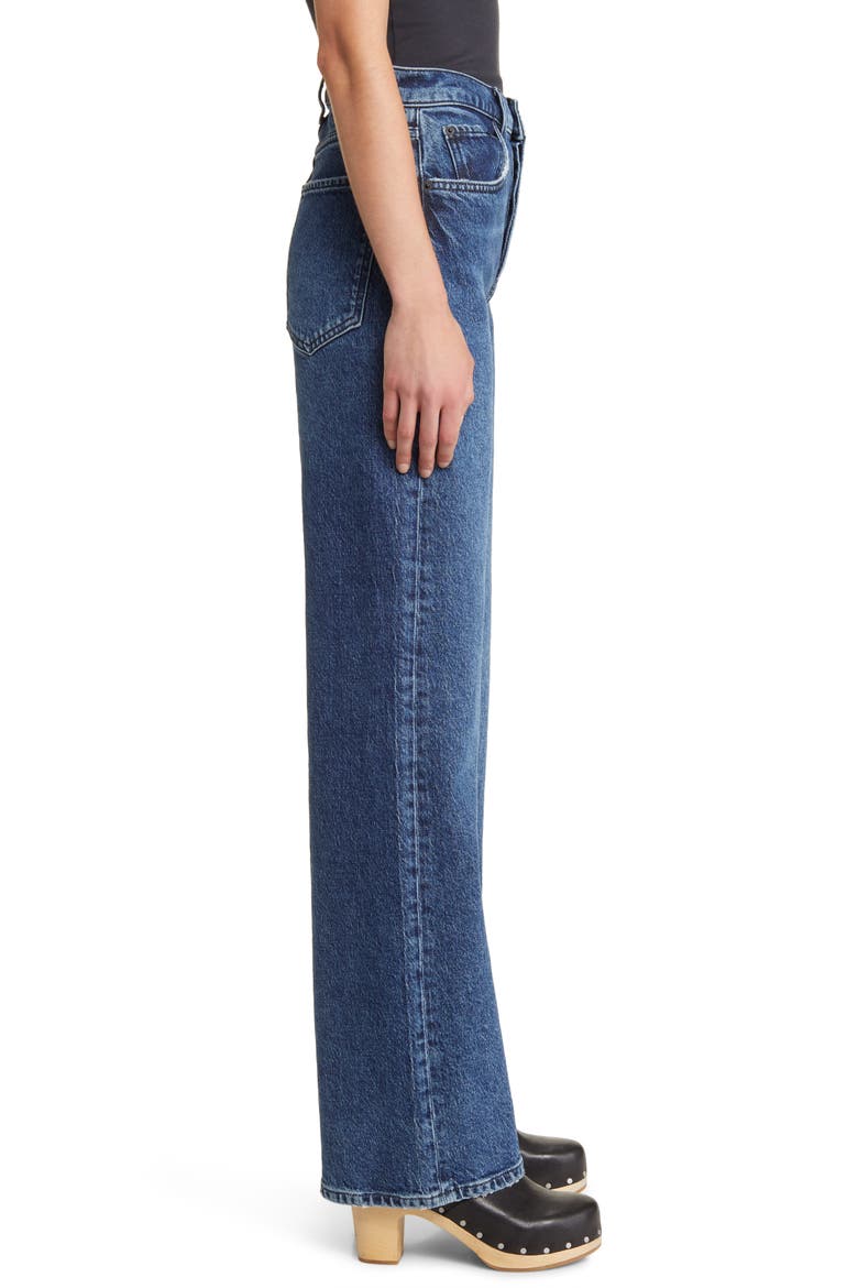 The Getty High Waist Wide Leg Jeans, Alternate, color, MOONLIT OCEAN