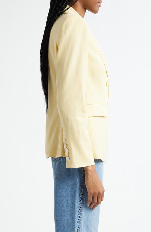 Veronica Beard Miller Stretch-linen Dickey Jacket In Brown