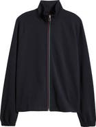 PS Paul Smith Zip Front Mock Neck Sweatshirt