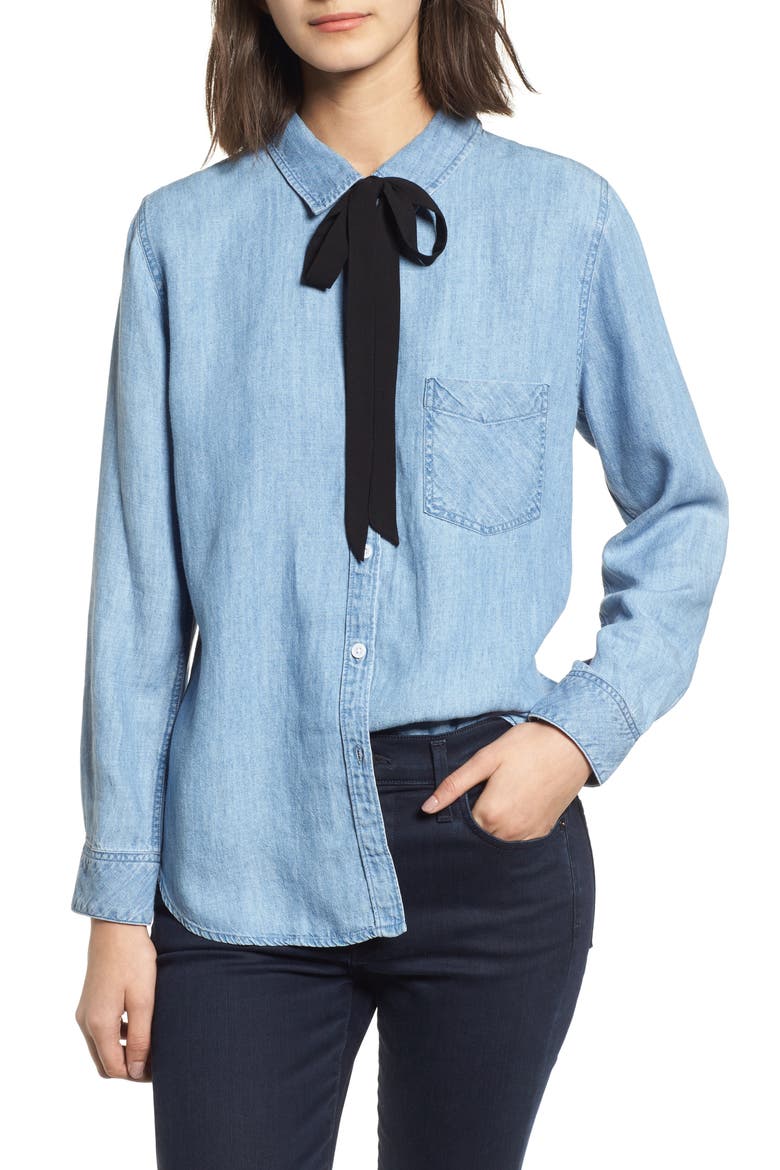 Jansen Tie Shirt, Main, color, MEDIUM VINTAGE
