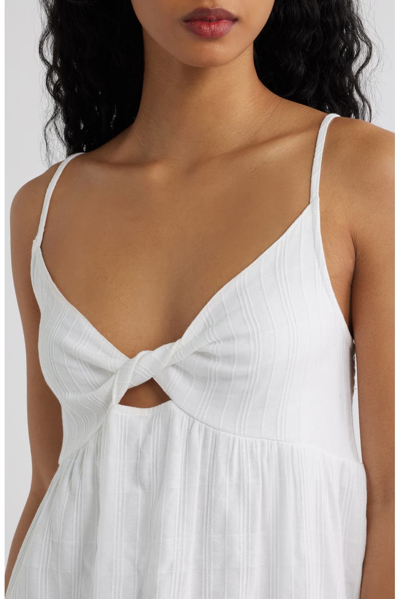 Catalina Island Stripe Minidress, Alternate, color, OPTICAL WHITE