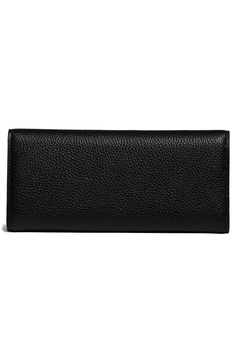 COACH Long Tabby Leather Wallet, Alternate, color,