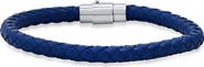 STEELTIME Men's Braided Leather Bracelet