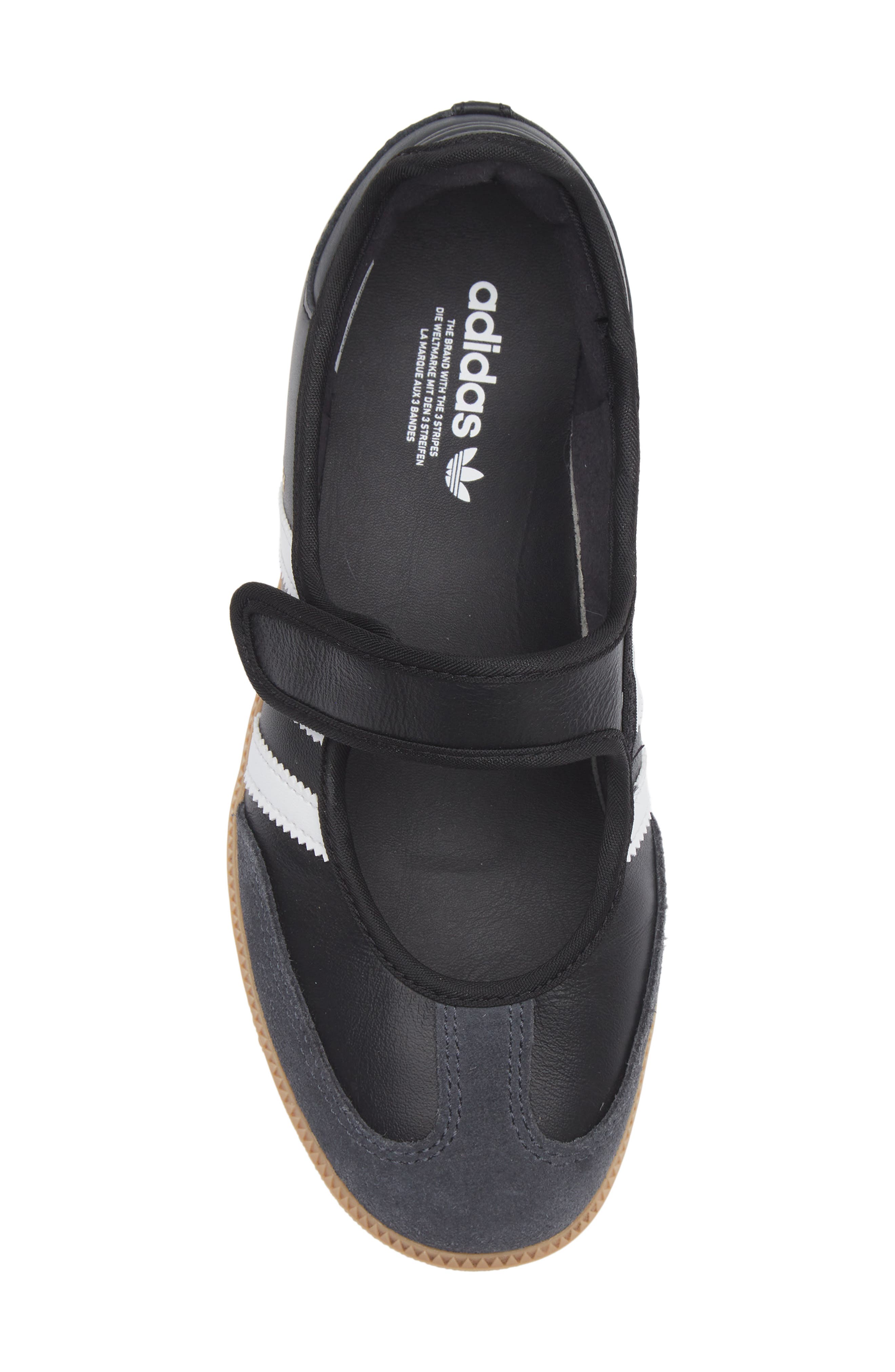 adidas Samba Jane Sneaker, Alternate, color, White/ Carbon/ Black