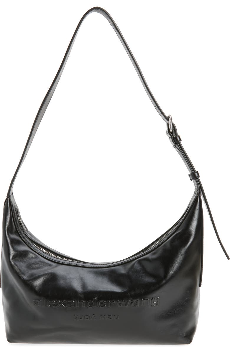 Alexander Wang Punch Sling Crossbody Bag, Main, color, Black