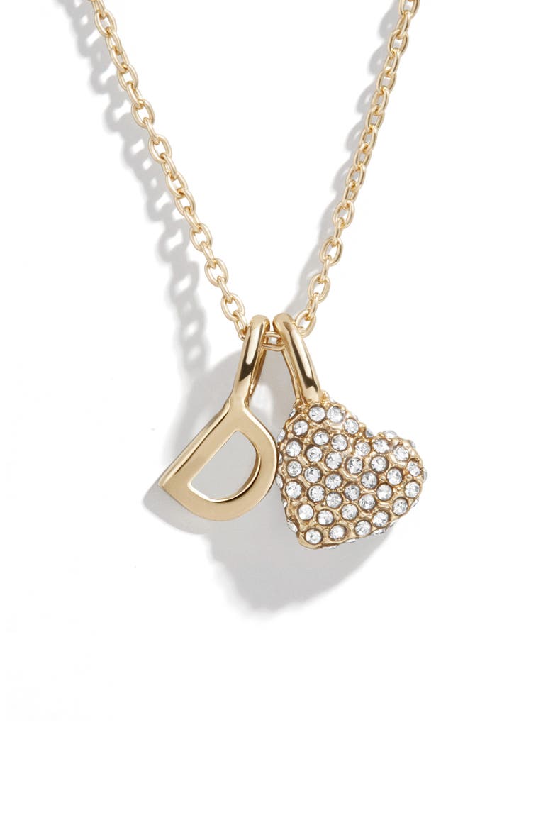 Karrigan Heart Charm Necklace, Main, color, GOLD D