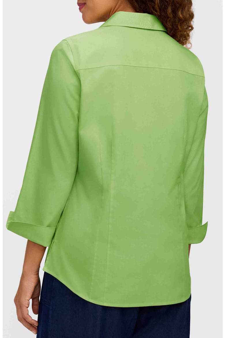 Taylor Fitted Non-Iron Shirt, Alternate, color, MOJITO GREEN